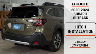 20202024 Subaru Outback  UHaul Trailer Hitch Installation  CMF13494 [upl. by Notyad]