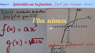 Généralités sur fonctionsséance61 bac sc ex et Sm parité dune fonction 6الدوال باك علوم الحصة [upl. by Batish]