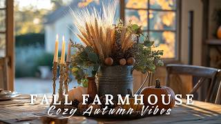 Fall Farmhouse Decor Ideas 2024 Transform Your Home with Cozy Autumn Vibes [upl. by Sabra284]