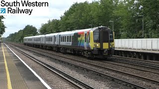 Trains at Hersham SWML  13th June 2024 [upl. by Gnep]