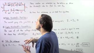 Kirchhoffs Circuit Rules Example  2 [upl. by Obrien]