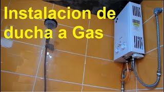 instalacionfacil ducha Instalación de ducha a Gas de la marca Karson Suscríbete [upl. by Yramliw]