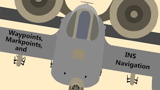 DCS A10CCII Waypoints Markpoints and INS Navigation [upl. by Lidstone]