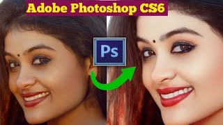 HighEnd skin Retouching in adobe Photoshop CS6  Face smooth in Photoshop CS6  photo smooth [upl. by Clarisse]