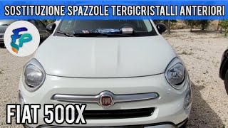 Sostituire spazzole tergicristalli anteriori Fiat 500x con Bosch Aerotwin [upl. by Eemak]