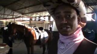 Tim Thabethe Rides a horse to save Petrol [upl. by Kinsman646]