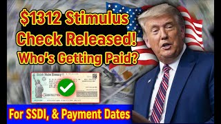 1312 Stimulus Check Payment Released These citizens are getting paid  Stimulus Check Update Today [upl. by Faletti]