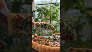 Very Easy Spinach Quiche Recipe from Puff Pastry 🥬 [upl. by Meehaf]