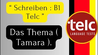 Schreiben B1 Telc   Tamara [upl. by Eleazar]