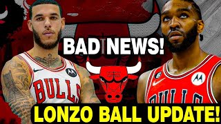 Breaking News Lonzo Ball Out 10 Days Bulls May Bench Patrick Williams Amid Injury Concerns [upl. by Enialedam]