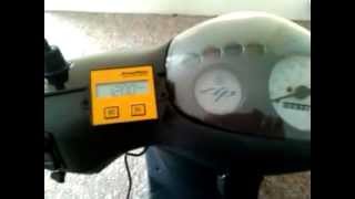 Piaggio zip 50rpm gauge installation [upl. by Reine]