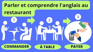 parler anglais dans un restaurant conversation au restaurant en anglais [upl. by Cazzie]