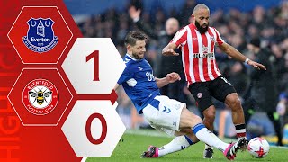 Everton 10 Brentford  Unbeaten run comes to an end [upl. by Naik364]