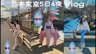 日本东京5日4夜 Tokyo Vlog 必去景点和服体验镰仓amp富士山一日游 [upl. by Ganny582]