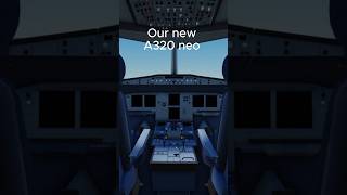 A320 Neo for our custom flight game a320 aviation airbus [upl. by Aihseket]