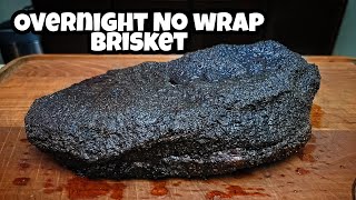 Overnight No Wrap Brisket  Pellet Smoker Brisket Recipe  Smokin Joes Pit BBQ [upl. by Elsinore]