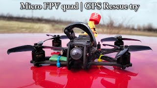 Betaflight 45 GPS rescue tryout [upl. by Florian]