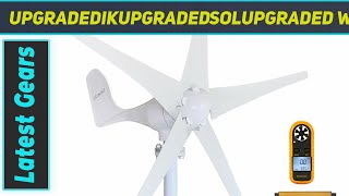 Pikasola Wind Turbine Generator Kit 400W 12V with 5 Blade  Short Review [upl. by Marianne]