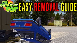 BMW E30  HOW TO PROPERLY REMOVE THE MODIFICATION  My Summer Car Tips 28  Radex [upl. by Armilda]