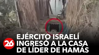 Israel ingresó a la casa de un líder de Hamás [upl. by Epotimet]