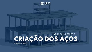 Como criar os aços de vigas pilares e lajes usando o Revit  Aula Gratuita [upl. by Eardnoed983]