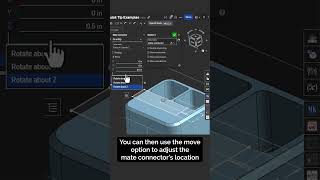 Use a Mate Connector to Define Sketch Planes in Onshape 📝 [upl. by Setsero]