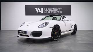 WEST MOTORS CANNES I Porsche 987 Boxster Spyder 34 320 cv PDK [upl. by Azar923]