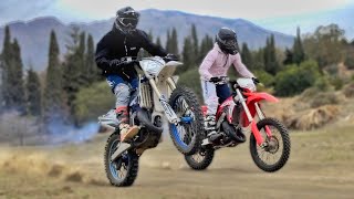 Yamaha YZ125 VS Honda CR125 Enduro ⛰️ [upl. by Scotty220]