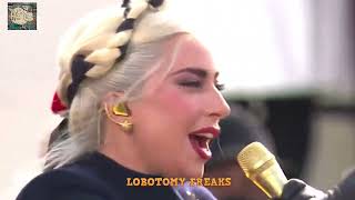 LADY GAGA National Anthem  BRUTAL VERSION funnyvideo [upl. by Vedi]