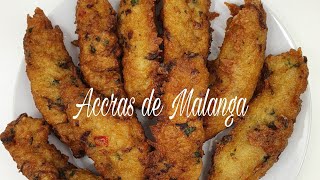 19 Accras de Malanga Haïti Acras Vegan taro root fritters Resèt akras ayisyen 22 [upl. by Nivad]