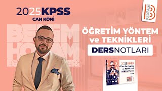 16 Öğretim Yöntem ve Teknikleri  Öğretim Stratejileri  Can KÖNİ  2025 [upl. by Naejarual]