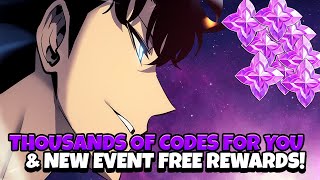 GET YOUR CODES FROM ME NEW EVENT FOR EASY PRIZES amp MORE Solo Leveling Arise [upl. by Alexia352]