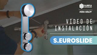 Video de Instalación  Sistema Euroslide  Olimpia Hardware [upl. by Ahsinra]