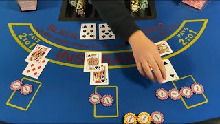 Blackjack  25000 Buy In  Amazing Win With 20000 Bets [upl. by Augusto]