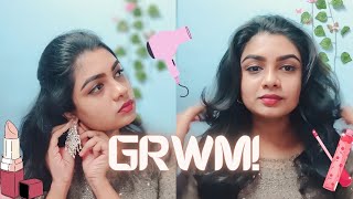 🤩GRWM  Simple makeup and hairstyle ebinagiftlin makeup hairstyle grwm [upl. by Anelec]