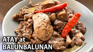 Masarap na Luto sa ATAY at BALUNBALUNAN ng manok  Pinoy RECIPE [upl. by Cherey]