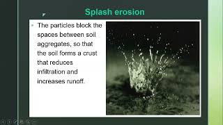 Agents Of Soil Erosion  Running Water  Splash amp Sheet Erosion [upl. by Mcspadden]