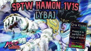 YBA WILD Sptw Hamon 1v1s [upl. by Scevo959]