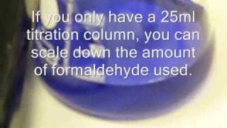 Formaldehyde Titration [upl. by Marr]