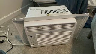 How To Unbox Put Together And Install In Window The Midea 5000 BTU AC MAW05R1WWT [upl. by Nylannej719]