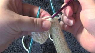 Picking Up Dropped Stitches Stockinette Stitch [upl. by Emanuel]