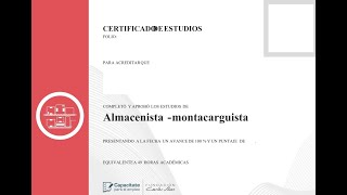 Curso AlmacenistaMontacarguista de la página capacitateparaelempleoorg [upl. by Nisotawulo481]