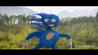 Sonic The Hedgehog Movie Sanic Auditions Part 5 Turtle Scene [upl. by Nnylarej]