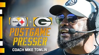 Coach Mike Tomlin Postgame Press Conference Week 10 vs Packers  Pittsburgh Steelers [upl. by Dnaletak655]