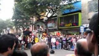 Street Performers in Downtown Bogota Colombia [upl. by Elvis]