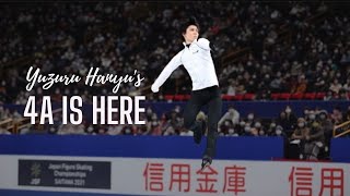 Yuzuru Hanyus 4A IS HERE 羽生結弦 [upl. by Hebe664]