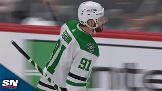 Stars Evgenii Dadonov Finds Streaking Tyler Seguin For Backdoor Goal [upl. by Fisher]