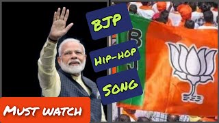 BJP new 2024 Hiphop song indianhiphop [upl. by Airtemad]