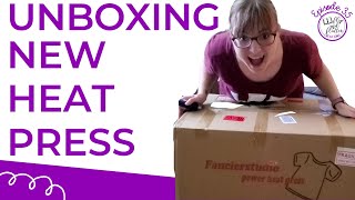 New Heat Press Unboxing  Fancierstudio 15x15 Heat Press Machine Unboxing Thoughts amp First Use [upl. by Aurelia]