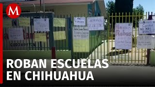 Reportan robos en escuela primaria y preescolar de CD Juárez Chihuahua [upl. by Wavell40]